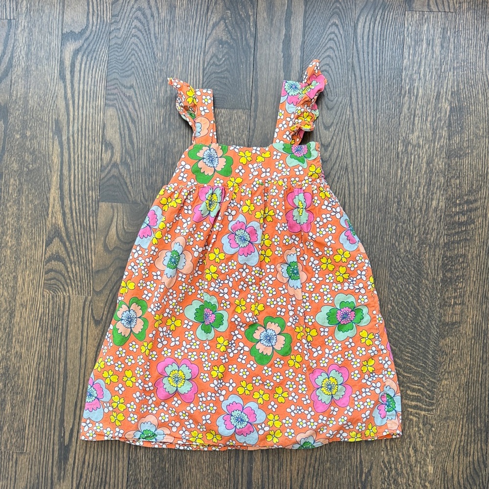 Stella McCartney Kids Orange Floral Dress